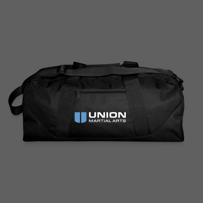 Gym back with Union Martial Arts logo